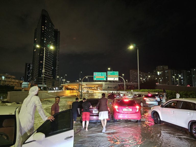 UAE hit with severe flooding as record rainfall disrupts Dubai flights