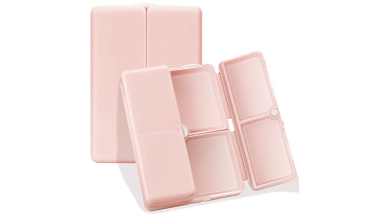 Thousands of Amazon shoppers rave about this $7 travel pill organizer that’s the size of a pack of gum