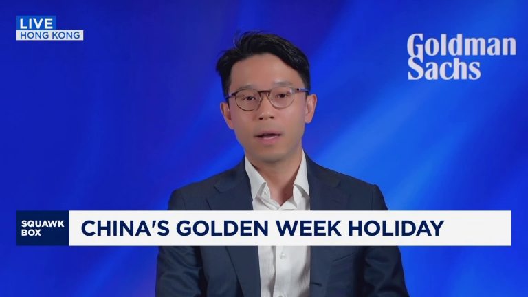 Goldman says outbound travel bookings for China’s Golden Week are ‘rosy and robust’