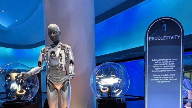 Las Vegas Sphere’s robot is seen ‘learning about humans’ from her interactions with guests
