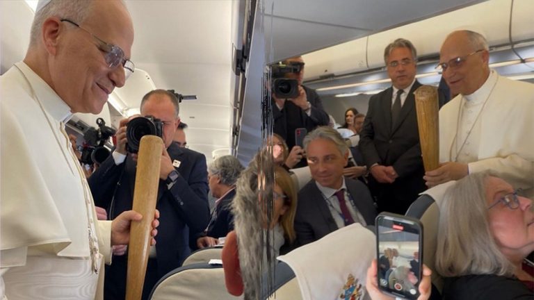 Pope Leo XIV praised for ‘dressing with respect’ aboard airplane in new civility push