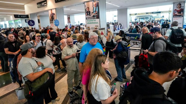 Airports set up donation drives for unpaid TSA officers during DHS funding crisis