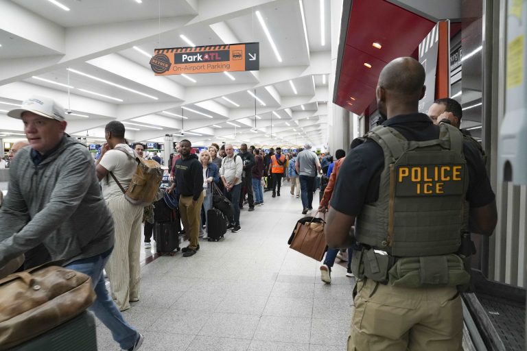 ICE deployed to some U.S. airports as long security lines persist during partial shutdown