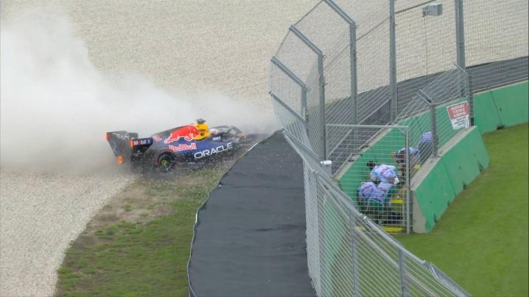 Sarcastic Max Verstappen crashes out of Australian GP qualifying: ‘Fantastic’