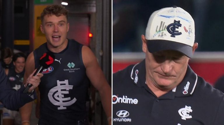Patrick Cripps’ half-time message backfires as Carlton stumble to another crushing defeat to North Melbourne